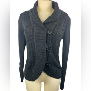 Magellan Sportswear Long Sleeve Button Up Sweater Women’s Medium